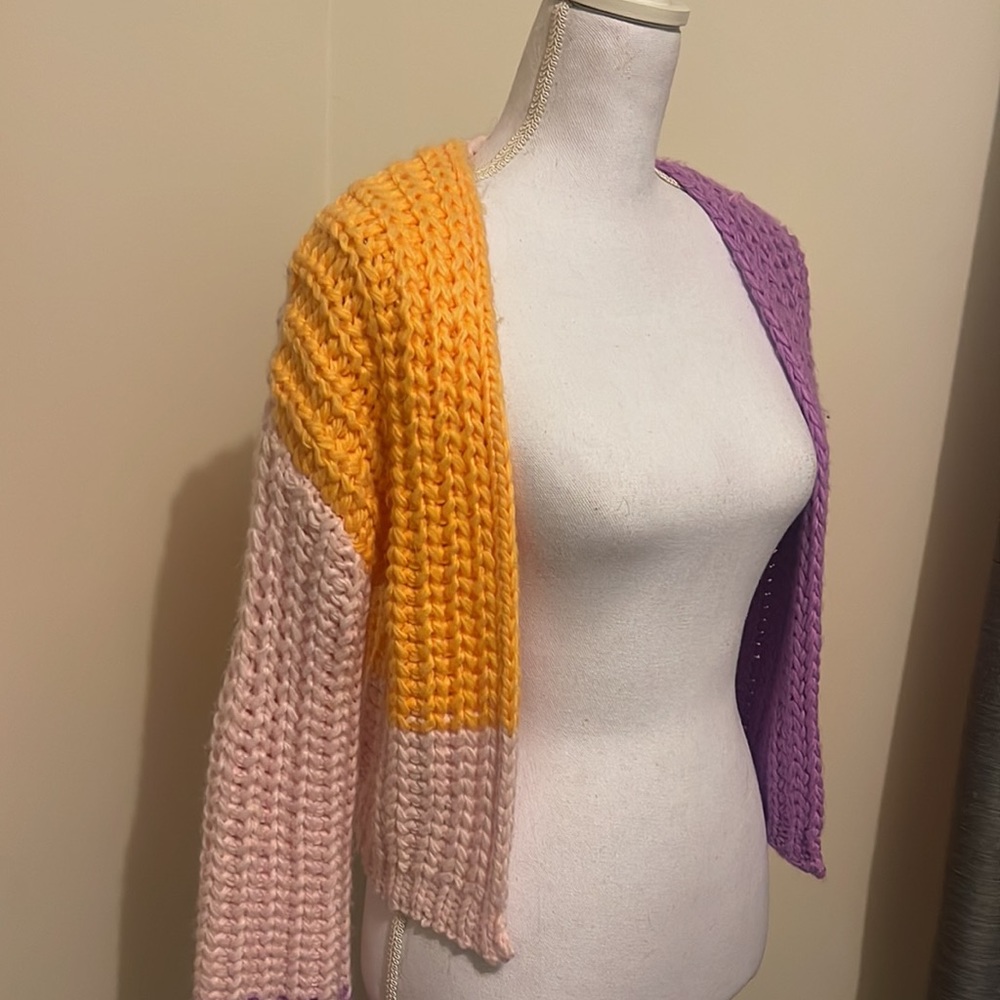 Color Block Cardigan - Picture 2 of 3